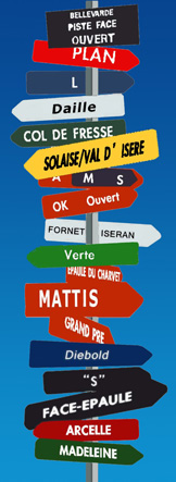 Capolongo - Ski signs